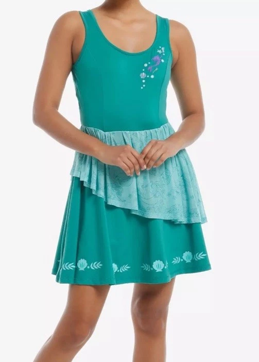 Vestido Atlético Her Universe Disney La Sirenita Ariel L XL NUEVO Foto 2 de 4