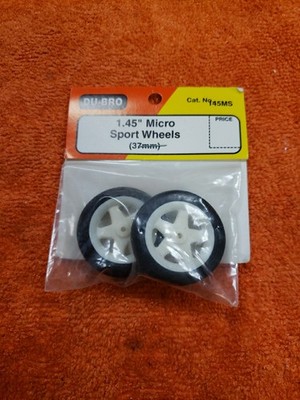 Du-Bro - 2.45'' Micro Sport Wheels - New - Part 145MS