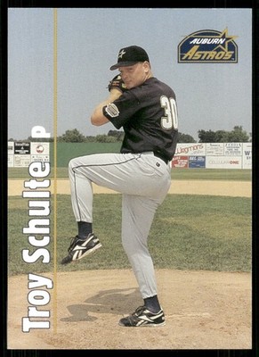 1995 Multi Ad Auburn Astros TROY SCHULTE WESTPHALIA IA CREIGHTON 