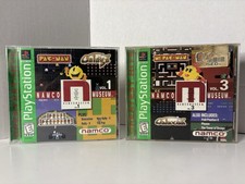 Lot of 2 PlayStation 1 Games - Namco Museum Vol. 1 & 3 - Both Tested! SHIPS FREE
