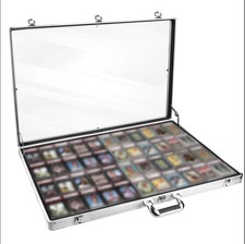 Card Show Display Case, Portable Lockable Trading Card Display Case