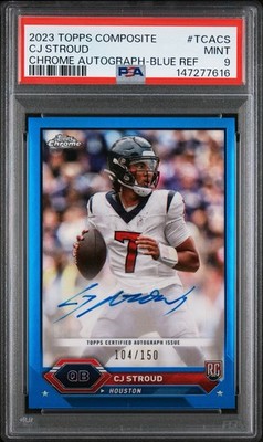 2023 Topps Composite - Topps Chrome Autographs C.J. Stroud #TCA-CS Blue...