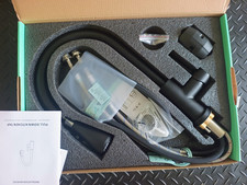 Forious K23000CB12 Matte Black Pull Down Kitchen Tap New