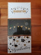 Graduation Advice Cards 30 Sheets 3 Styles Black Gold White Party Game