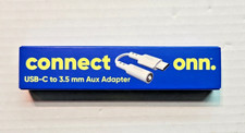 ONN Connect USB-C to 3.5mm Aux Adapter Auxili...