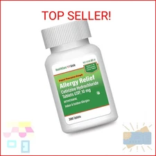 HealthCareAisle Allergy Relief - Cetirizine Hydrochloride Tablets USP, 10 mg - 3