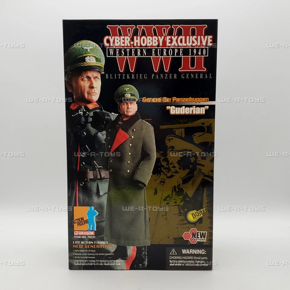Figura de acción Dragon Segunda Guerra Mundial Europa Occidental 1940 General Der Panzertruppe Guderian Foto 3 de 4