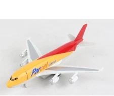 Daron Jumbo Jet Pullback  - Color Yellow Parcel