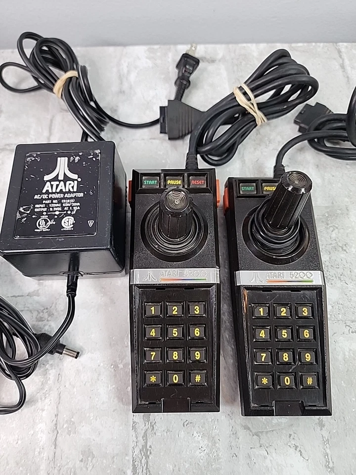 Atari 5200 Genuine Controller Power Suply Lot OEM Vintage Untested *Read* - Image 4 of 4