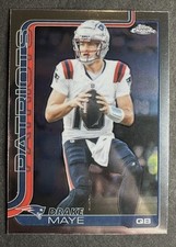 Topps Chrome NFL 2025 Drake Maye New England Patriots #207 Football Card