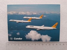 Condor Boeing 757 767 Postkarte AK ungelaufen