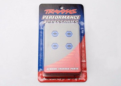 Traxxas 7154X Aluminum Wheel Hex Hubs (Blue) 1/16 E-Revo VXL Slash/Rally 4WD