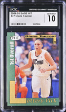 2004-05 Sage Hit DIANA TAURASI RC #37 CGC 10 Gem Mint Huskies Mercury POP 1