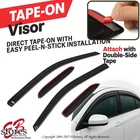 2.0mm Thickness Outside Mount Window Visor Rain Guard Mazda 6 Mazda6 10-12 4pcs