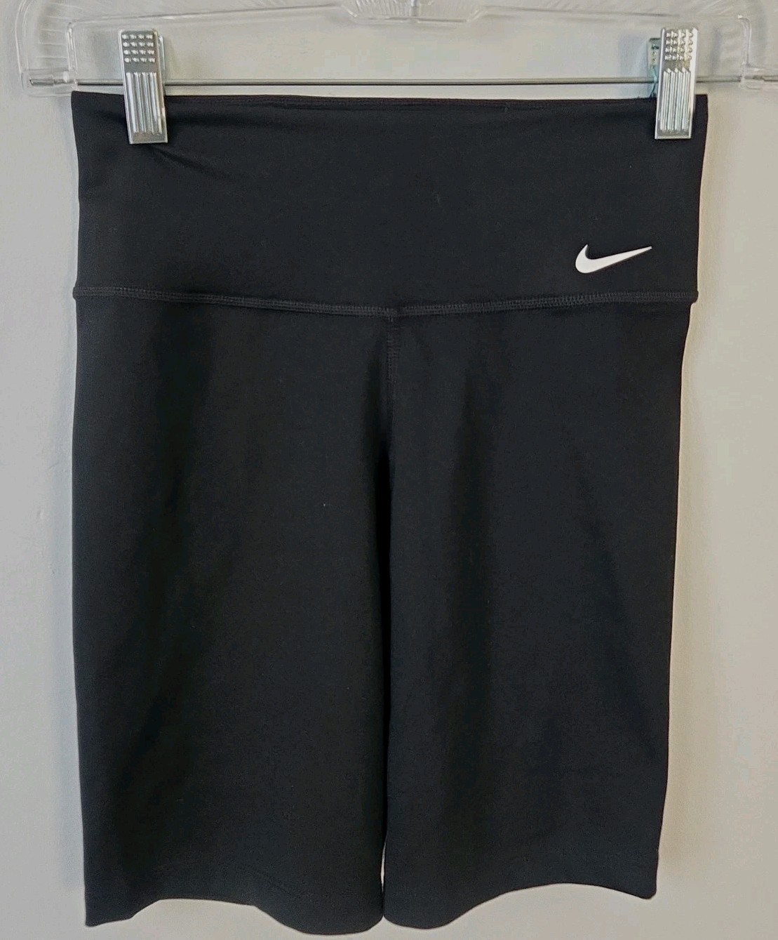 Nike Dri-FIT Women’s Black Biker Shorts High Waist Compression Athletic XS