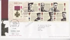 GB ROYAL MAIL FDC 2006 VICTORIA CROSS STAMP SHEET CUFFLEY PMK