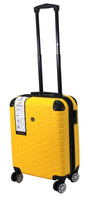55x40x25cm Cabin Suitcase 4 Wheel Hard Shell Luggage Case Hand Carry Expandable