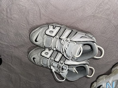 Nike Air More Uptempo Triple White Men's Sneaker Mid Top Lace Up Basketball