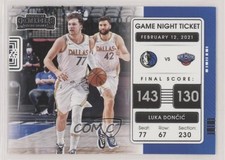 2021-22 Panini Contenders Game Night Ticket Luka Doncic Luka Dončić #7 7rf