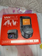 NEW Vantrue OnDash S1 2160P Front + 1080P Rear Dash Cam (open box)