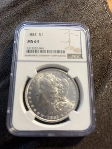1885 MORGAN DOLLAR NGC MS 64