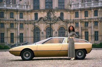 Concept Car Bertone Citroen GS Camargue 1972 Bertone Citroen GS Ca- Old Photo 3
