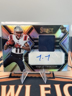 2022 Panini Select - Rookie Signature Tyquan Thornton #RSM-TT Silver  /199 (RC)