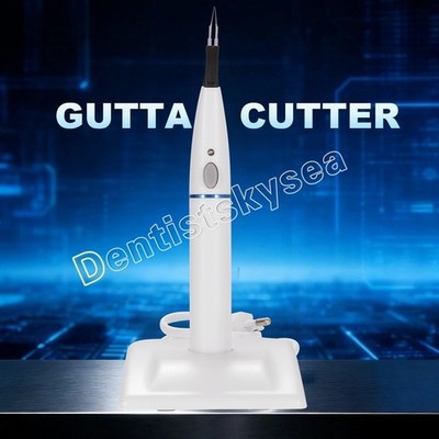 Dental Gutta Percha Cutter Wireless Charging Socket Heating System 4 Tips