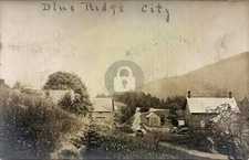 Blue Ridge City Georgia Blue Ridge Mountains RPPC Photo Postcard COPY