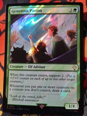 SURGE FOIL Generoud Patron - FIN FIC Commander - NM - Magic: The Gathering - MTG