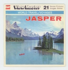Jasper National Park Canada GAF View-Master Packet A-008-C Canadese Ecc. Cond.