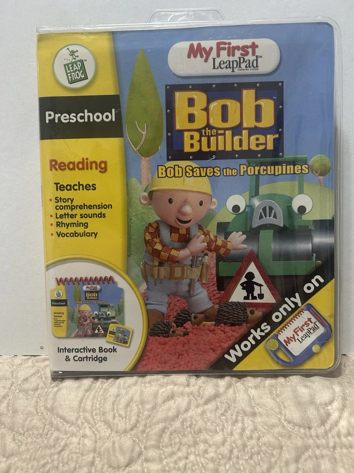 8 Leap Frog My First Leap Pad LeapPad Cartridges Lot W/Books Pre-K Wiggles Bear - Image 2 of 4