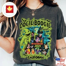 New Apparel Disneyland Halloween Time 25 Shirt Oogie Boogie Bash Vintage Tshirt