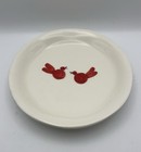 Vietri Old St Nick Ti Penso Red Birds plate Italian Pottery Handpainted dish