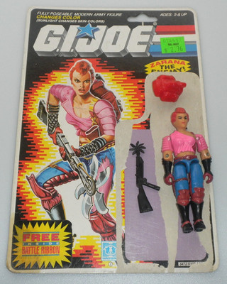 Vintage 1986 Zarana Dreadnok G.I. GI Joe Cobra v1 100% Complete Figure 3.75 ARAH