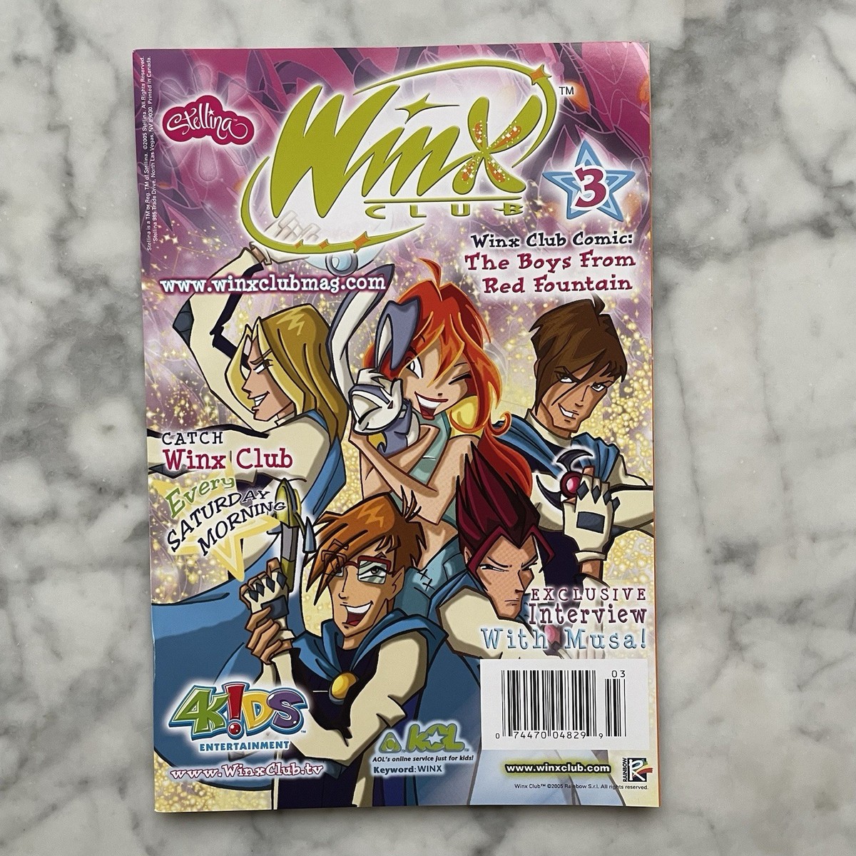wink up2003年3月〜2005年4月　11冊 Vintage 2005 Winx Club Magazine/Comic Book No. 3 (Multiple copies