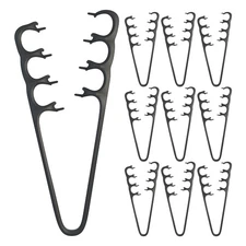  10 Pcs Fluffy Textured Styling Comb for Men Wide Tooth Hair Lift Men's