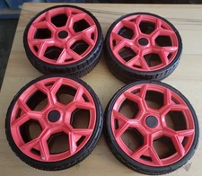 CONVERTIBLE RIDE ON 12 VOLT 12V KIDS TOY REPLACEMENT 4 SONIC WHEELS CLICK 8.5 IN