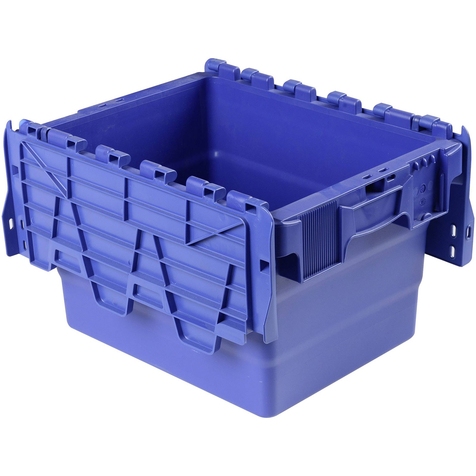 VISO Box 400x250x300mm Blue Robust Hinged Lid Ideal for Food