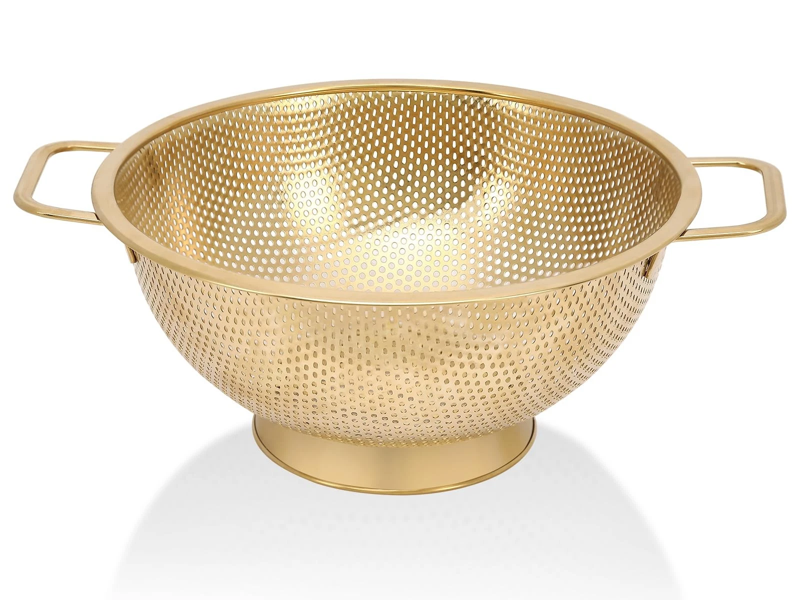 Gold Strainer for Kitchen, 3QT, Stainless Steel Colander with Handle for Frui...
Opens in a new wind