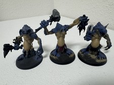 Warhammer AOS Gloomspite Gitz Rockgut Troggoths x3 good cond  1231 A