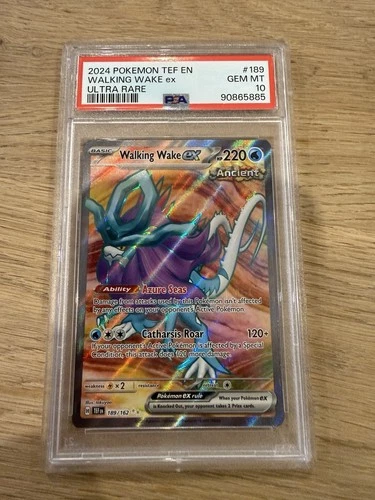 Pokemon TCG Temporal Forces Walking Wake ex 189/162 Ultra Rare PSA 10