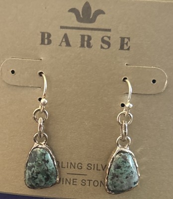 Studio Barse Sterling Silver Turquoise Gemstone Southwestern Style Earrings