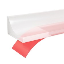 98Inch Collapsible Shower Threshold Water Dam Barrier, Self Adhesive Silicone...