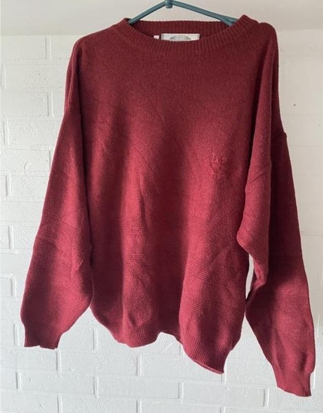 Women Roy Robson Sweater Red Wool 40 / L / 48