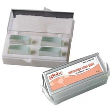 Globe Scientific 1415-10 Microscope Cover Glass, 24X50mm, Pk10