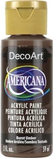 DecoArt Americana Acrylic Paint 2oz-Burnt Umber - Opaque