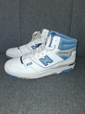 New Balance 650R White Heritage Carolina Blue BB650RCK Mens 12 Shoes Sneakers