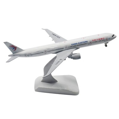18cm Diecast Alloy 1/400 China Eastern Airlines B777 Aircraft Model Toy Decor