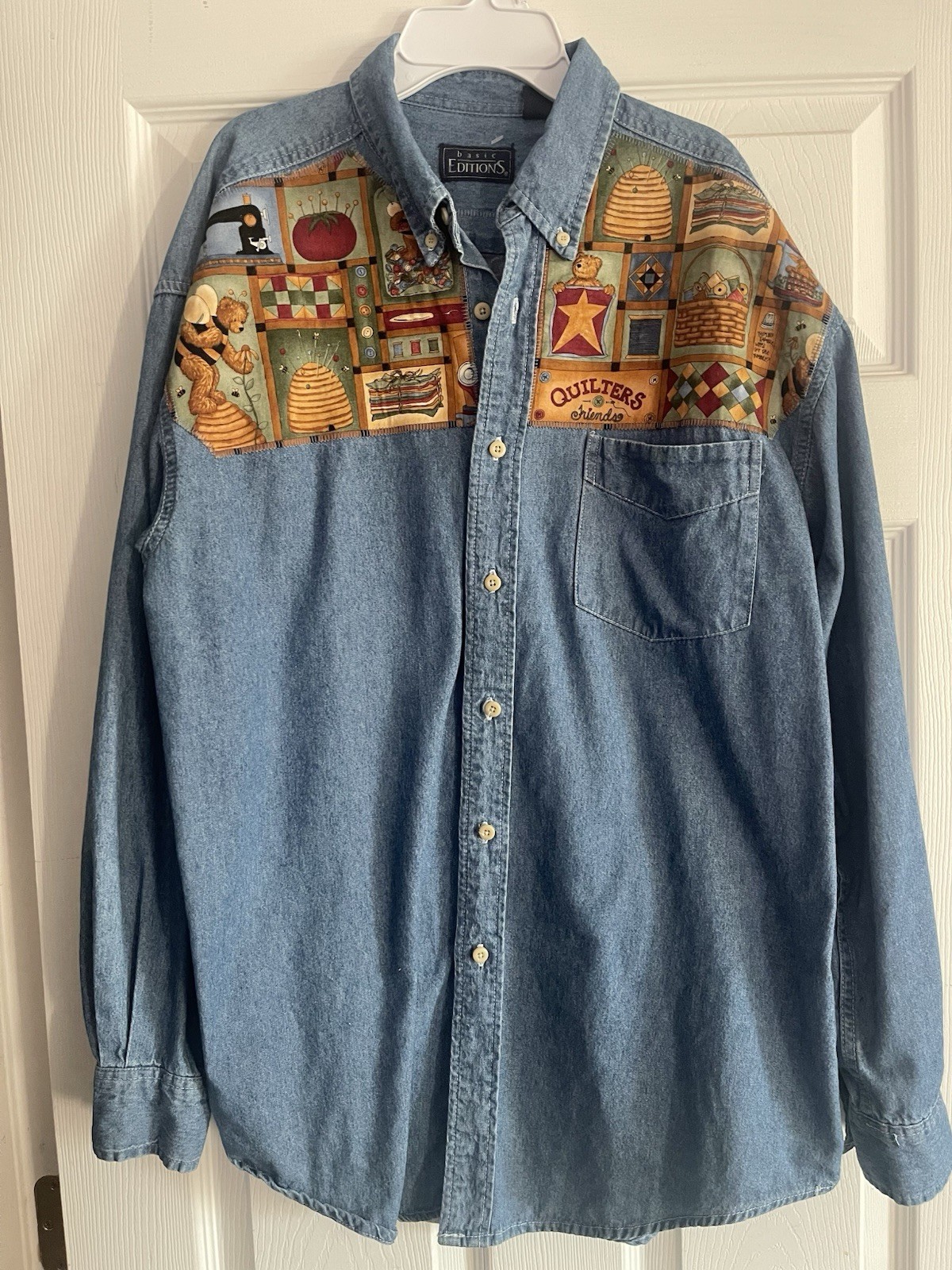 1990s Basic Editions Quilters Friends Patchwork D… - image 1